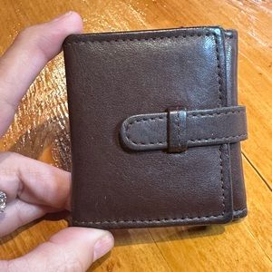 Coach Mini 3 pic album- leather